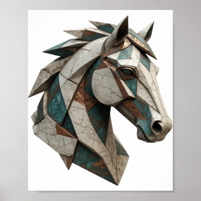 Saubere graue ABSTRACT ART Grafikdesign Poster (Vorne)