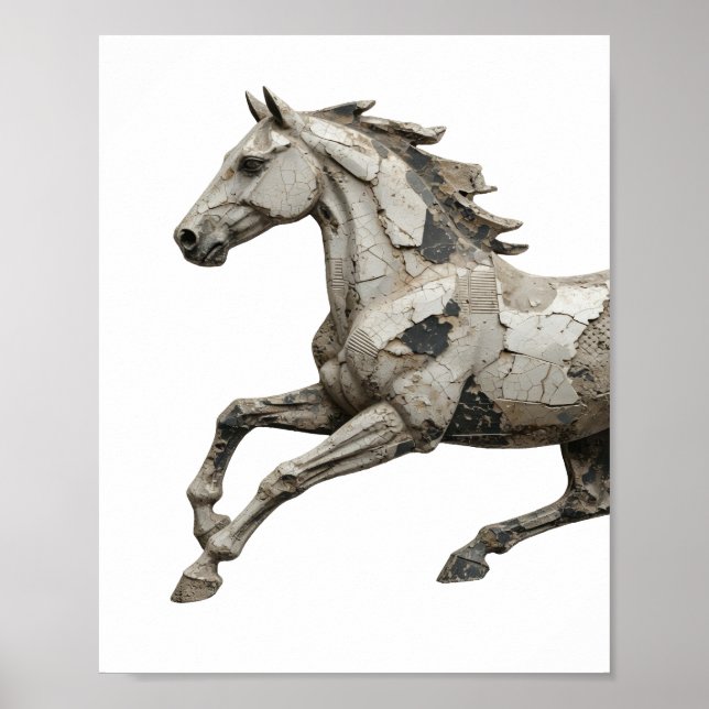 Saubere graue ABSTRACT ART Statement Design v2 Poster (Vorne)