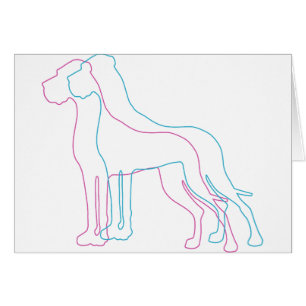 Saubere große Dänen