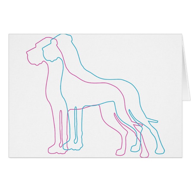 Saubere große Dänen (Vorderseite (Horizontal))