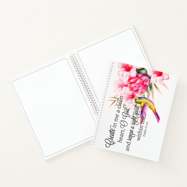 Saubere Herzskizze Notizbuch (Innenseite)