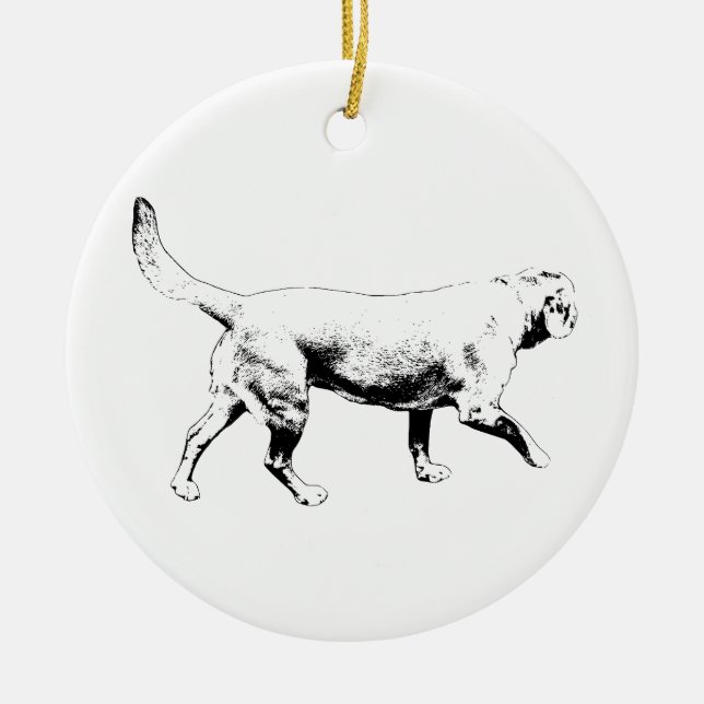saubere Kanten Schritt Keramik Ornament (Vorne)