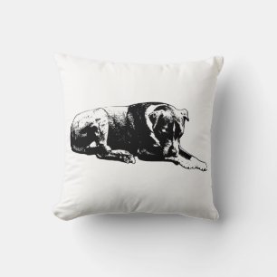 Saubere Kontur Dog Kissen