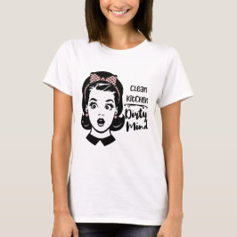 Saubere Küche / schmutzige Grafik T-Shirt