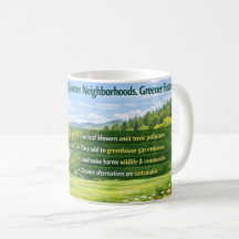 Saubere Luft Eco Awareness Tasse 