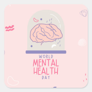 Saubere Mental Health Aufkleber   du bist genug 