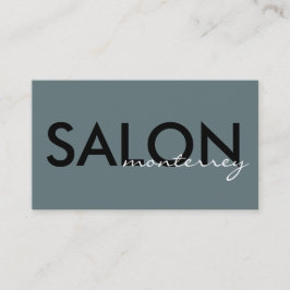 Saubere, moderne Salon-Visitenkarte Visitenkarte