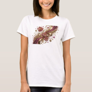 Saubere Orange ABSTRACT ART Gestaltung T-Shirt