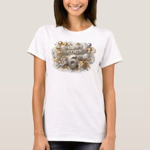 Saubere Orange HAPPY BIRTHDAY 6TH Shirt Design