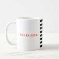 Saubere Schreibtisch/Messy-Desk-Tasse