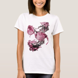 Saubere Silber ABSTRACT ART Abstrakte Gestaltung v T-Shirt