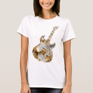 Saubere Silber ABSTRACT ART Kunstprint T-Shirt