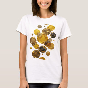 Saubere Silber-GOLDENE KUGELN Zitat-Shirt T-Shirt
