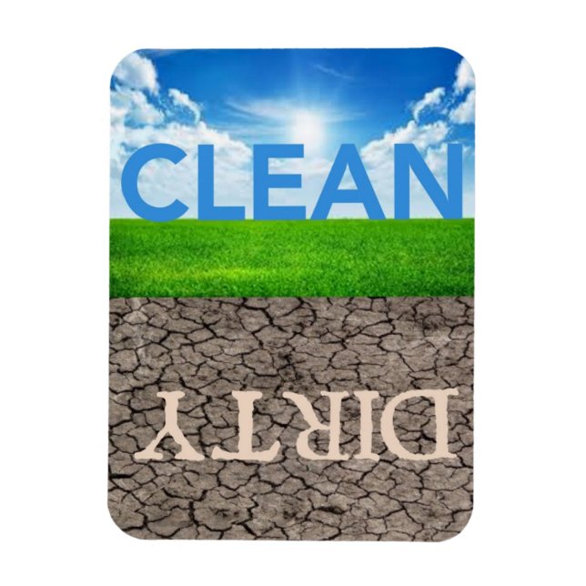 Saubere Spülmaschine 3"X4"-Magnet Magnet (Vertikal)