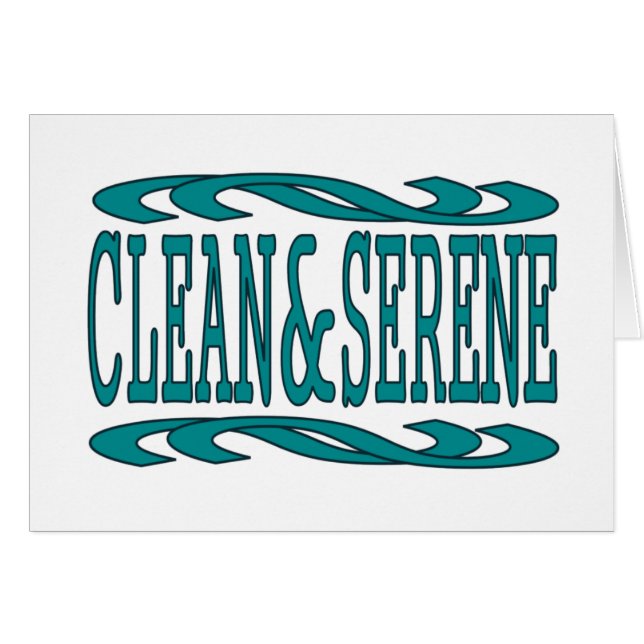 Saubere und serene (Vorderseite (Horizontal))