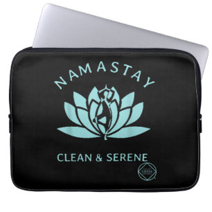 Saubere und serene Yoga Narcotics Anonym Laptopschutzhülle