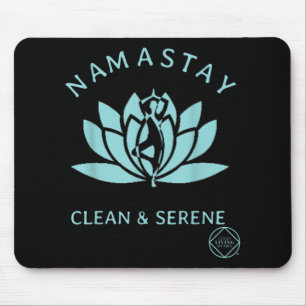 Saubere und serene Yoga Narcotics Anonym Mousepad