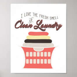 Saubere Wäscherei Kunstdrucken - Wäscherei Kunst,  Poster