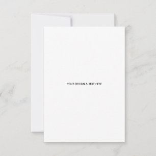 Saubere Weiße Minimalistische Geschäft-Dankeschön- Dankeskarte