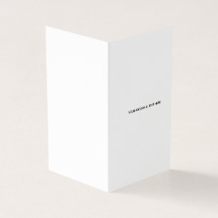 Saubere Weiße Minimalistische Geschäft Dankeskarte