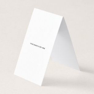 Saubere Weiße Minimalistische Geschäft Dankeskarte