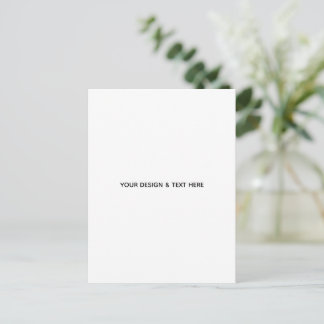 Saubere Weiße Minimalistische Mutter Dank Karte