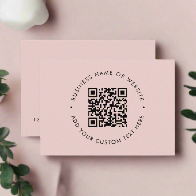 Sauberer einfacher QR-Code Werbepinsel Visitenkarte (Von Creator hochgeladen)