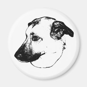 Sauberer Kontrast, Hundemagnet Magnet