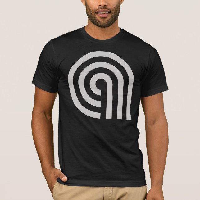 sauberer Logo-T - Shirt des Ästheten (Vorderseite)