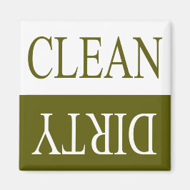 Sauberer Schmutzgrün-Spülmaschinenmagnet Magnet