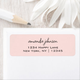 Sauberes, einfaches Minimal, Lässiges Lichtrosa