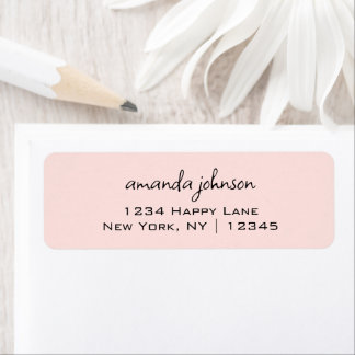 Sauberes, einfaches Minimal, Lässiges Lichtrosa