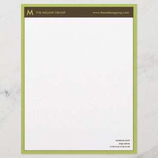 Sauberes Firmenbriefpapier Briefkopf