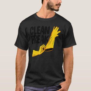 Sauberes Freak Reinigungsteam für Frauen T-Shirt