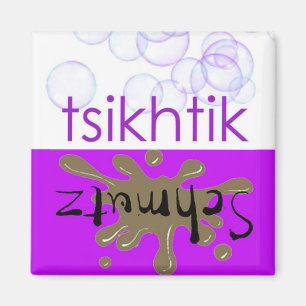 Sauberes Geschirrspüler Magnet - Jiddish