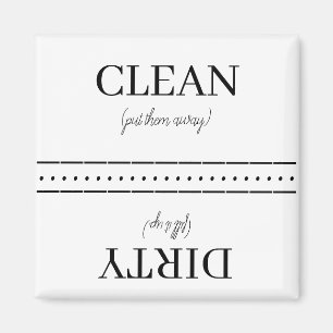 Sauberes Geschirrspüler-Magnet Magnet