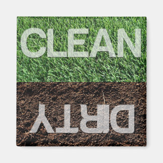 Sauberes Geschirrspüler-Magnet Magnet