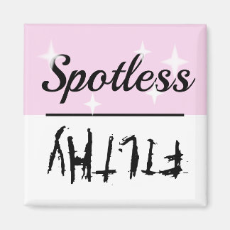 Sauberes Geschirrspüler, sauber, sauber, undurchsi Magnet