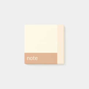 Sauberes Girl Tan und Creme individuell anpassbar Post-it Klebezettel