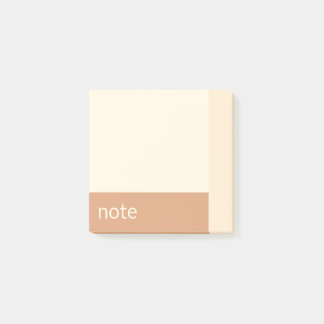 Sauberes Girl Tan und Creme individuell anpassbar Post-it Klebezettel