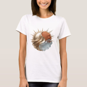Sauberes Gold GOLDEN BEAUTY Kühnes Design T-Shirt