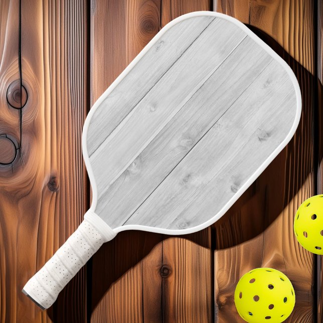Sauberes helles graues Holz Pickleball Schläger (Von Creator hochgeladen)