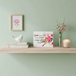 Sauberes Herz Fotoplatte