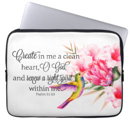 Sauberes Herz Laptopschutzhülle