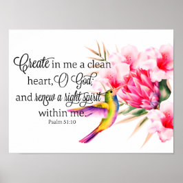 Sauberes Herz Poster