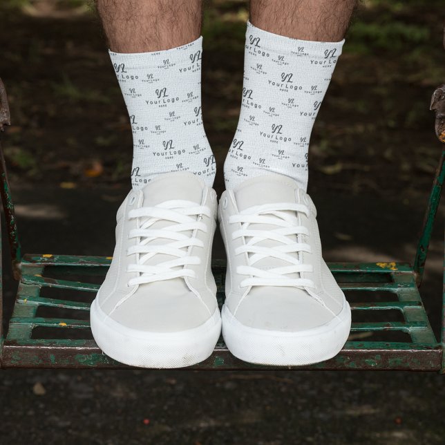 Sauberes Logo für Unternehmen Männer Frauen Socken (Von Creator hochgeladen)