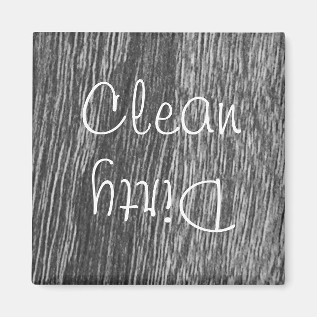 Sauberes oder schmutziges Geschirrspülmagnet Magnet (Vorne)