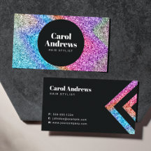 Sauberes Regenbogen-Glitter Holografisches Haarsal