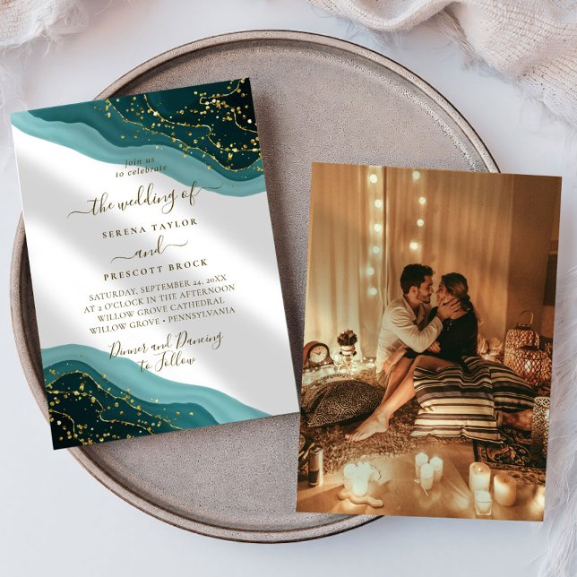 Sauberes Skript Minimal schöne Hochzeit Einladung (Von Creator hochgeladen)