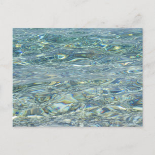 sauberes Wasser Postkarte